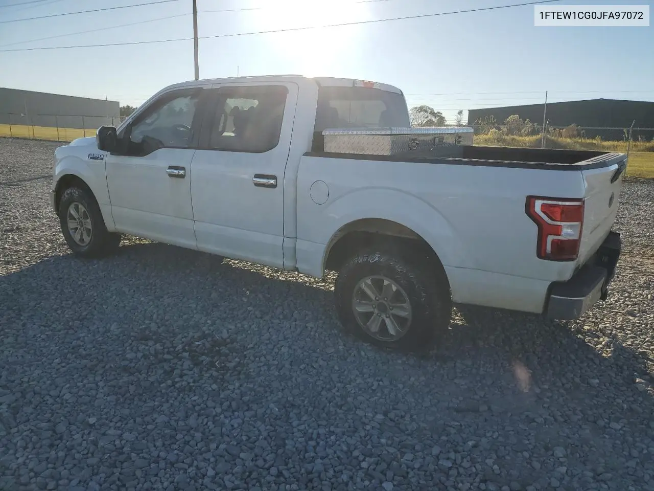 1FTEW1CG0JFA97072 2018 Ford F150 Supercrew