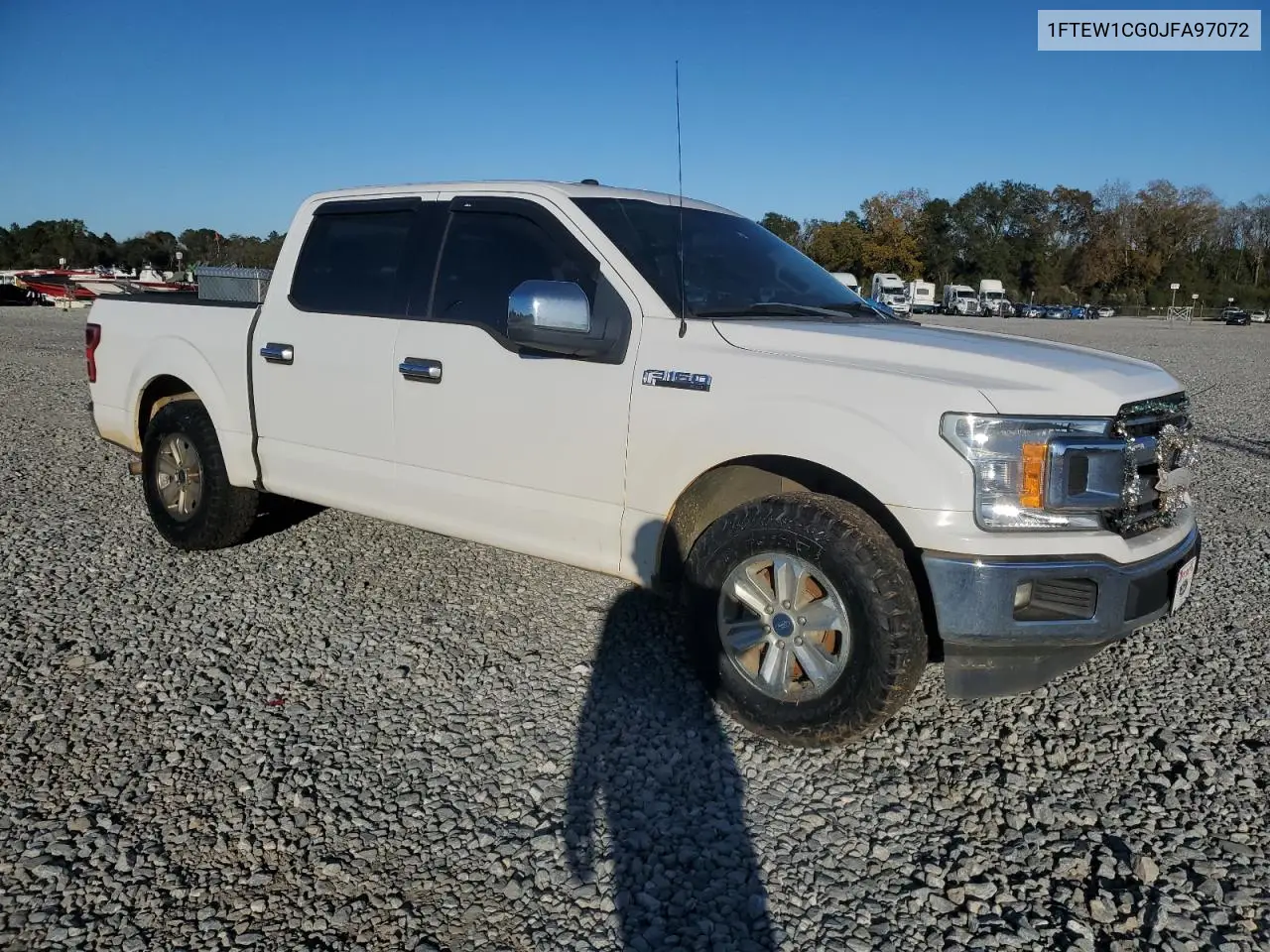 1FTEW1CG0JFA97072 2018 Ford F150 Supercrew