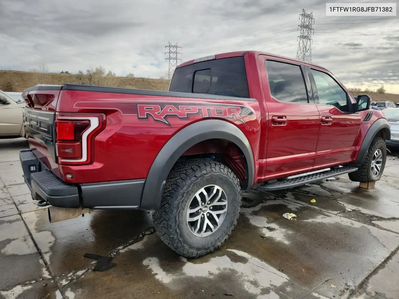 1FTFW1RG8JFB71382 2018 Ford F150 Raptor