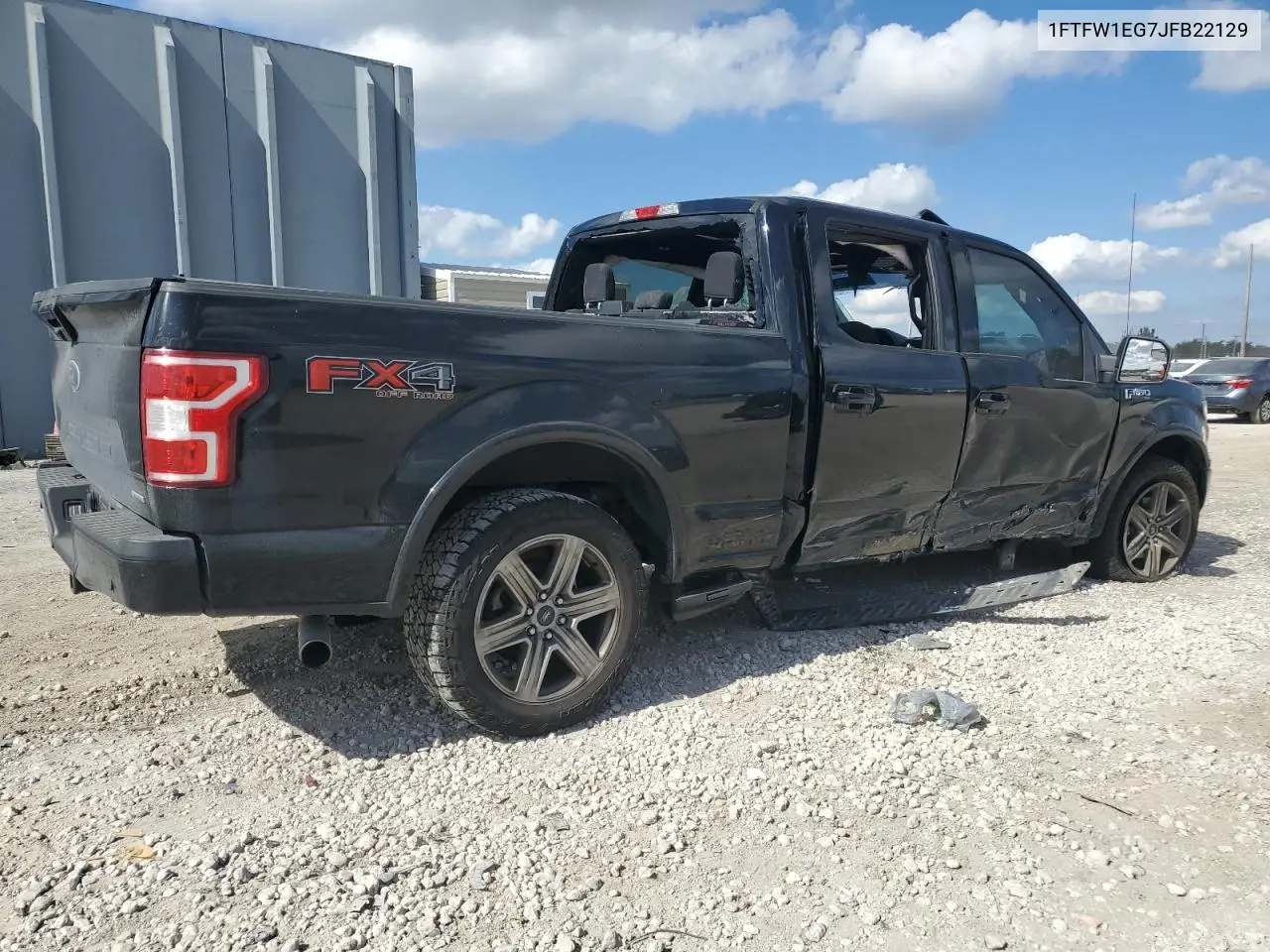 1FTFW1EG7JFB22129 2018 Ford F150 Supercrew