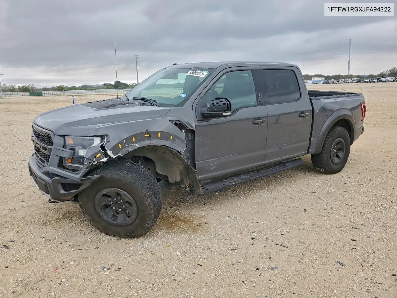 1FTFW1RGXJFA94322 2018 Ford F150 Raptor