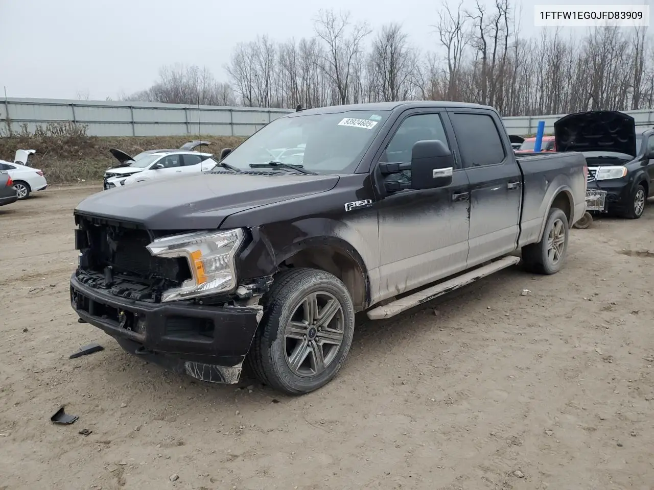 1FTFW1EG0JFD83909 2018 Ford F150 Supercrew