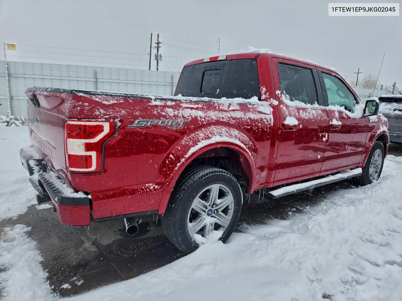 1FTEW1EP9JKG02045 2018 Ford F150 Supercrew
