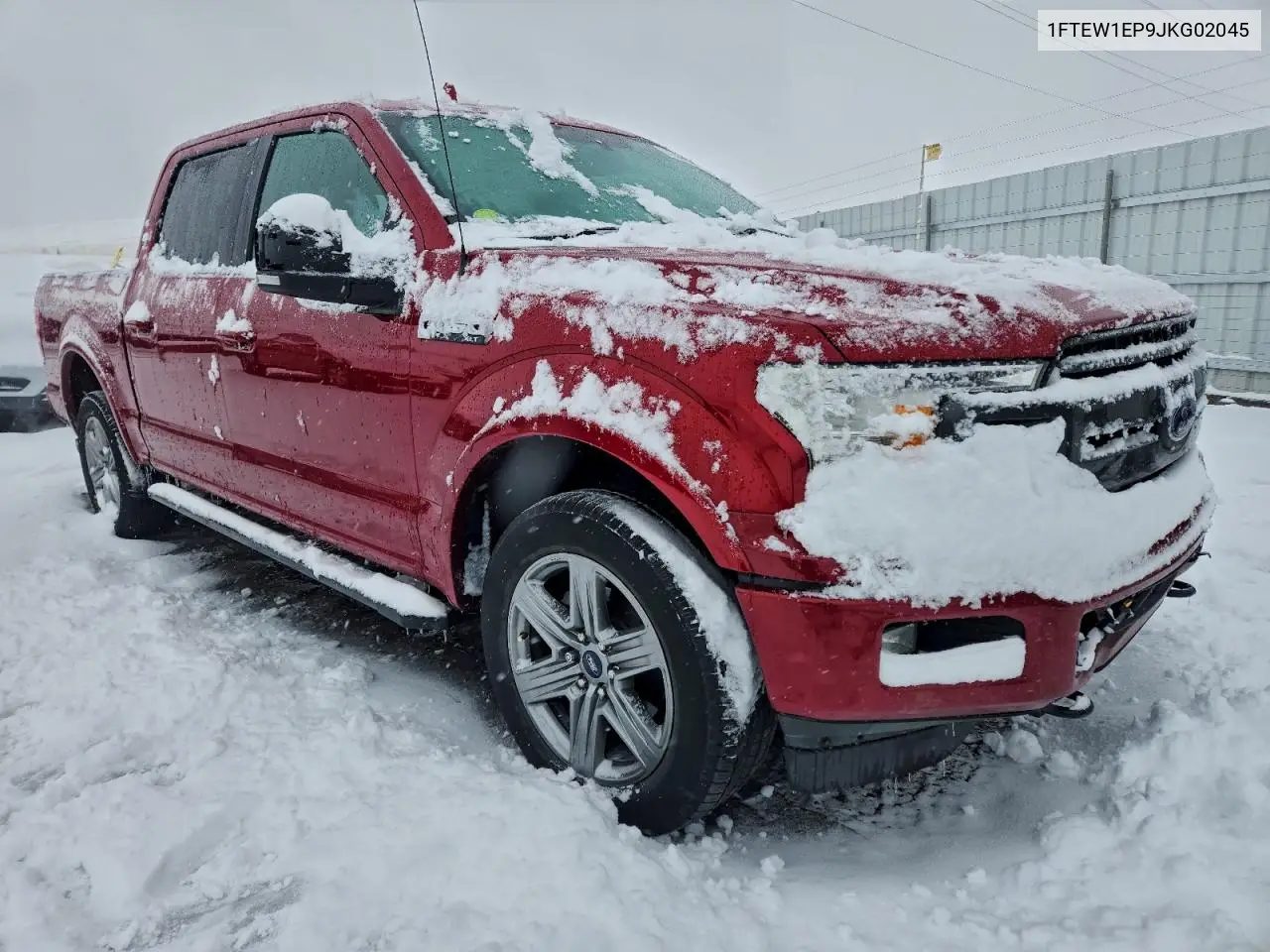 1FTEW1EP9JKG02045 2018 Ford F150 Supercrew