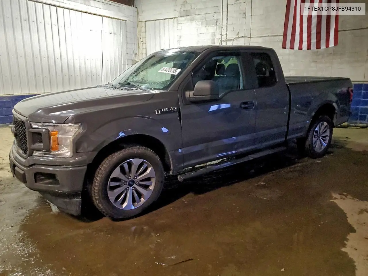 1FTEX1CP8JFB94310 2018 Ford F150 Super Cab