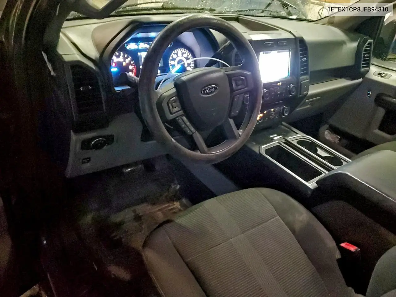 1FTEX1CP8JFB94310 2018 Ford F150 Super Cab