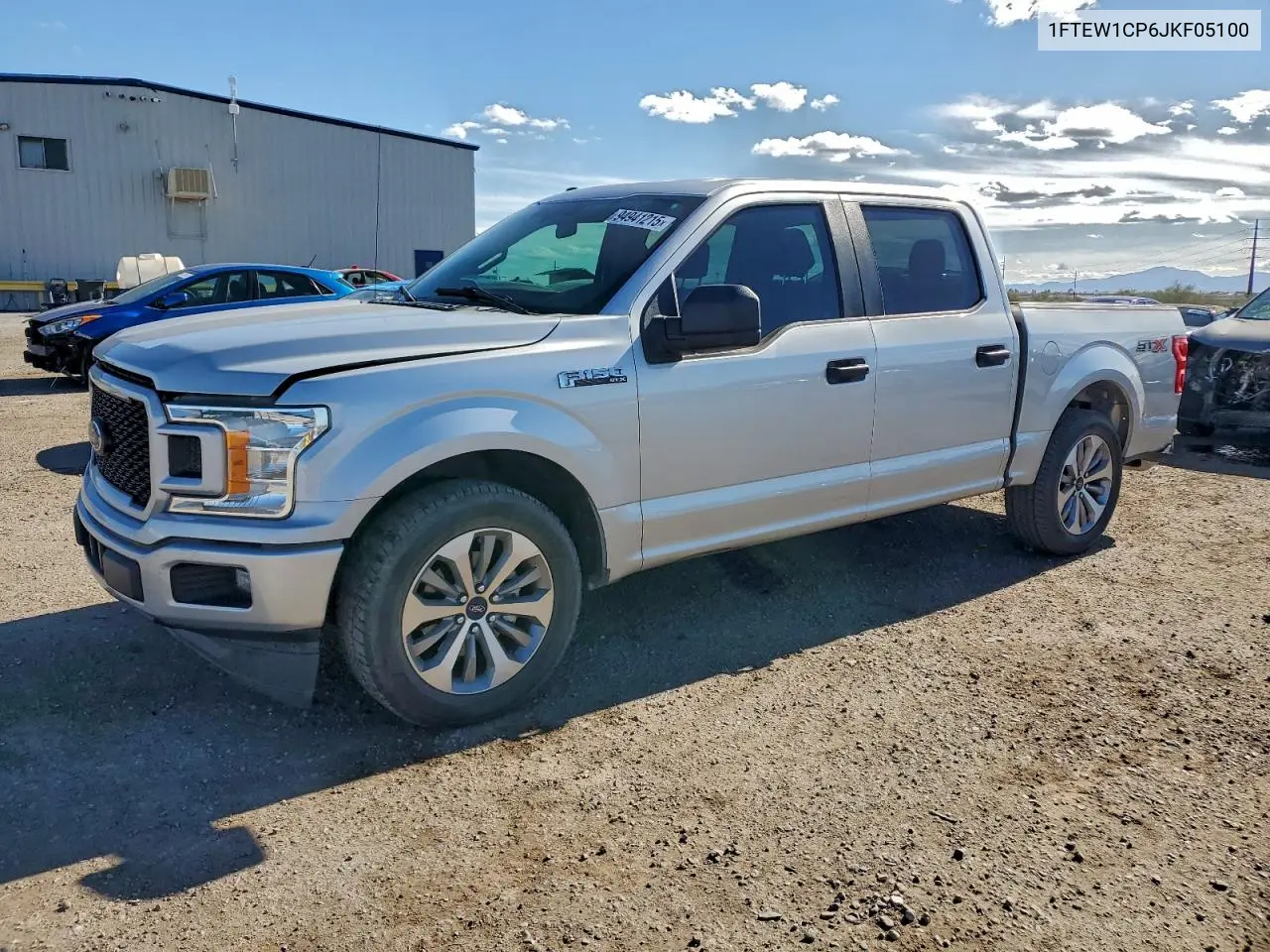 1FTEW1CP6JKF05100 2018 Ford F150 Supercrew