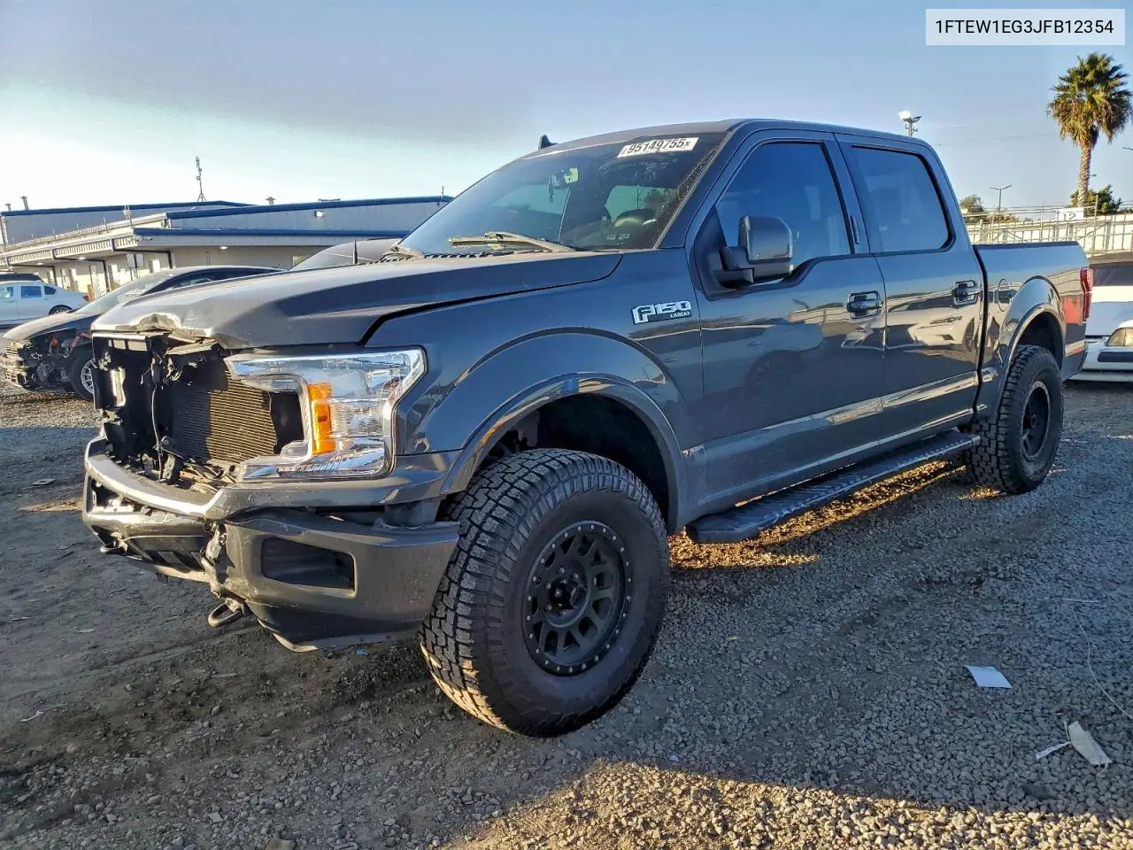 1FTEW1EG3JFB12354 2018 Ford F150 Supercrew