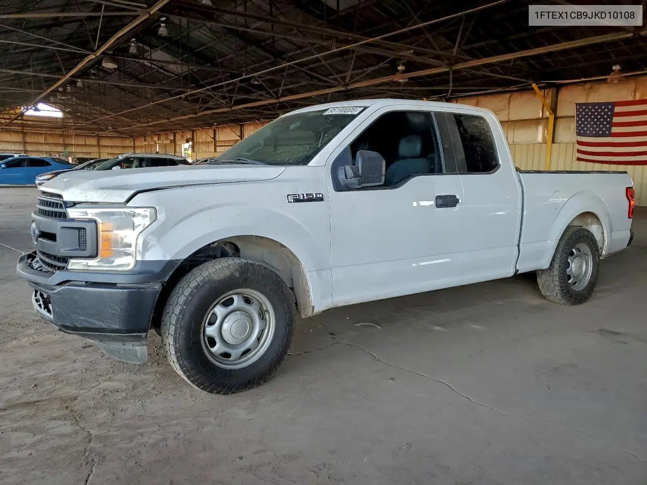 1FTEX1CB9JKD10108 2018 Ford F150 Super Cab