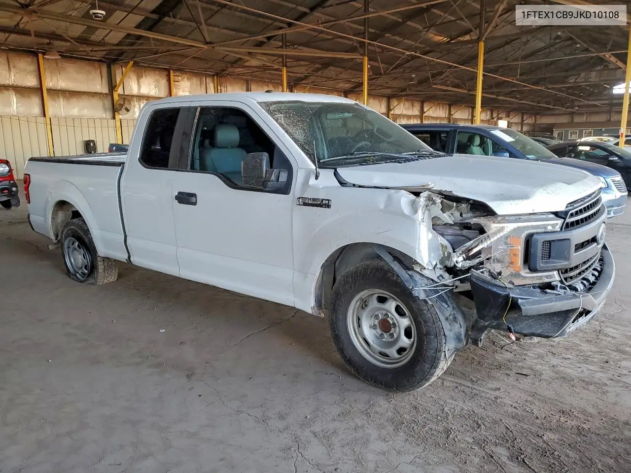 1FTEX1CB9JKD10108 2018 Ford F150 Super Cab