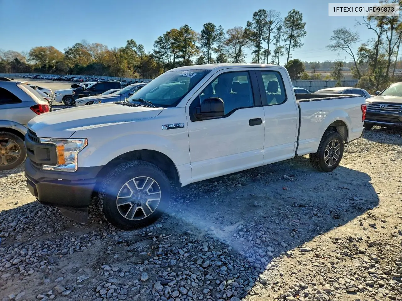1FTEX1C51JFD96873 2018 Ford F150 Super Cab