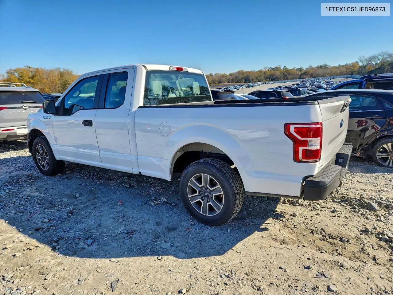 1FTEX1C51JFD96873 2018 Ford F150 Super Cab