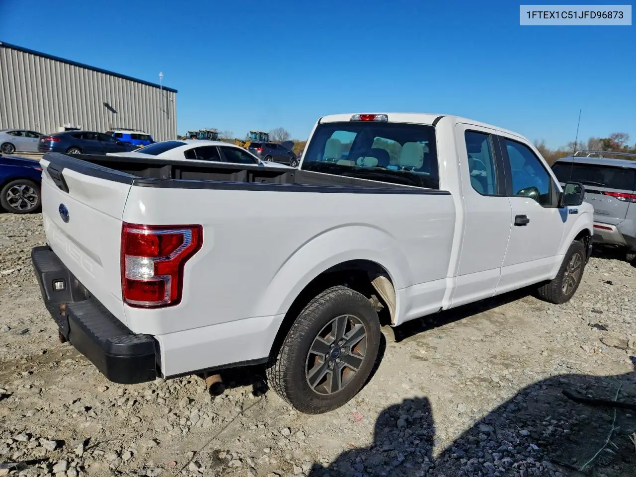 1FTEX1C51JFD96873 2018 Ford F150 Super Cab