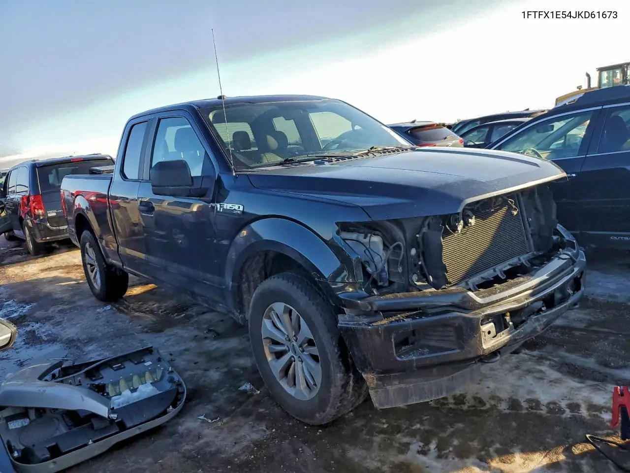 1FTFX1E54JKD61673 2018 Ford F150 Super Cab
