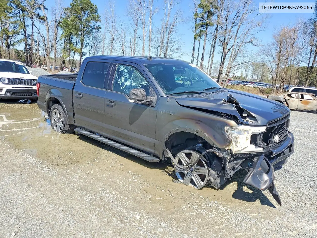 1FTEW1CP9KFA92065 2019 Ford F150 Supercrew