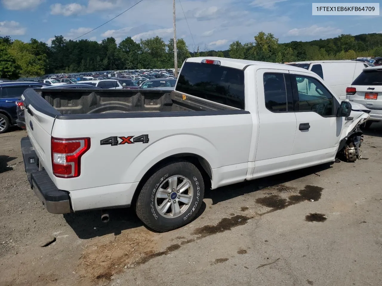 1FTEX1EB6KFB64709 2019 Ford F150 Super Cab