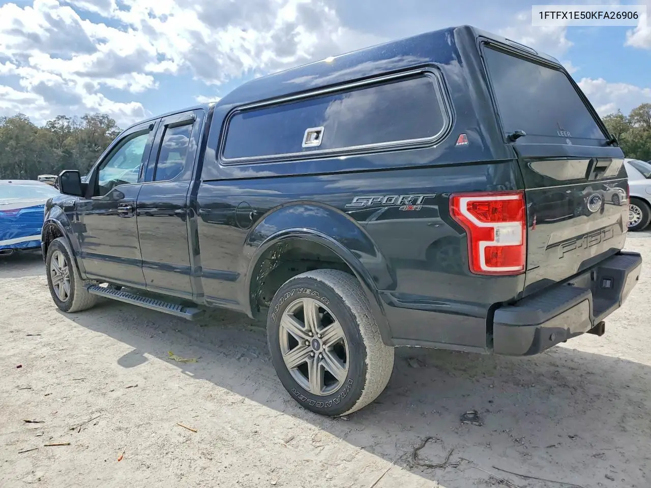 1FTFX1E50KFA26906 2019 Ford F150 Super Cab