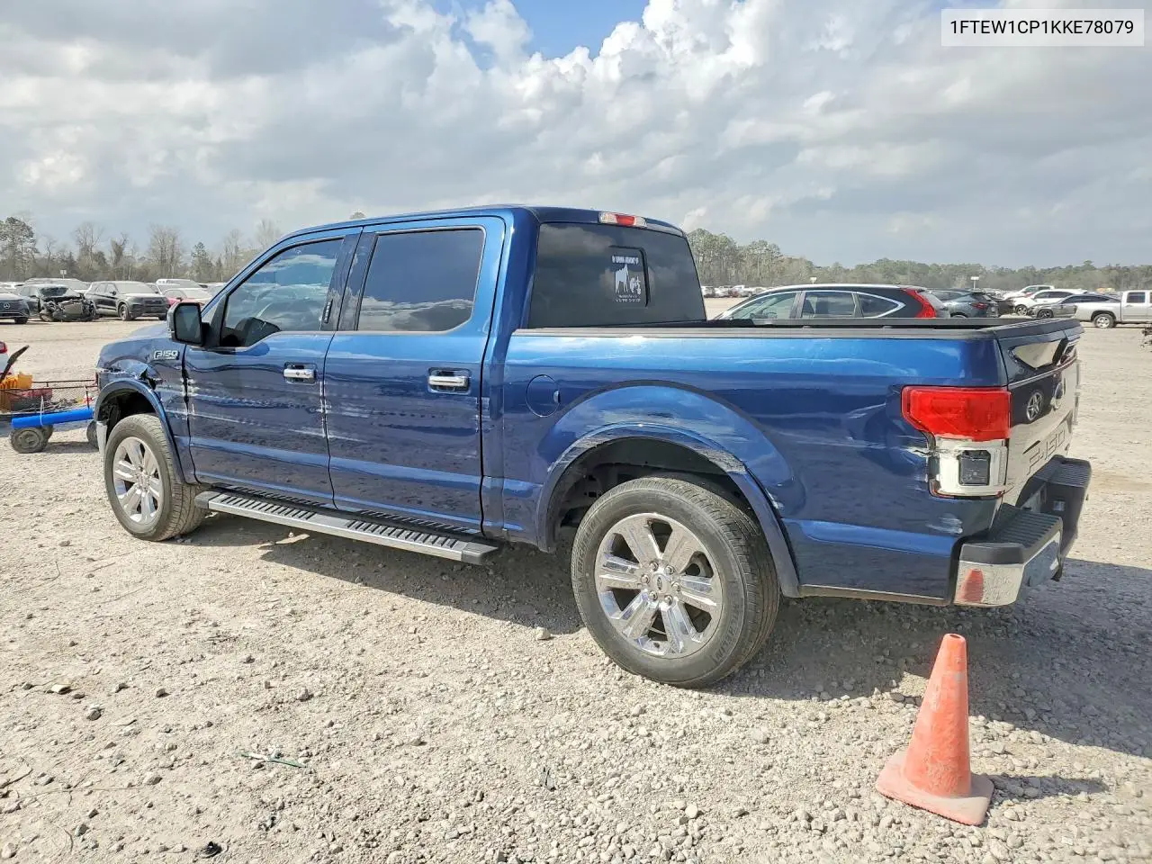 1FTEW1CP1KKE78079 2019 Ford F150 Supercrew
