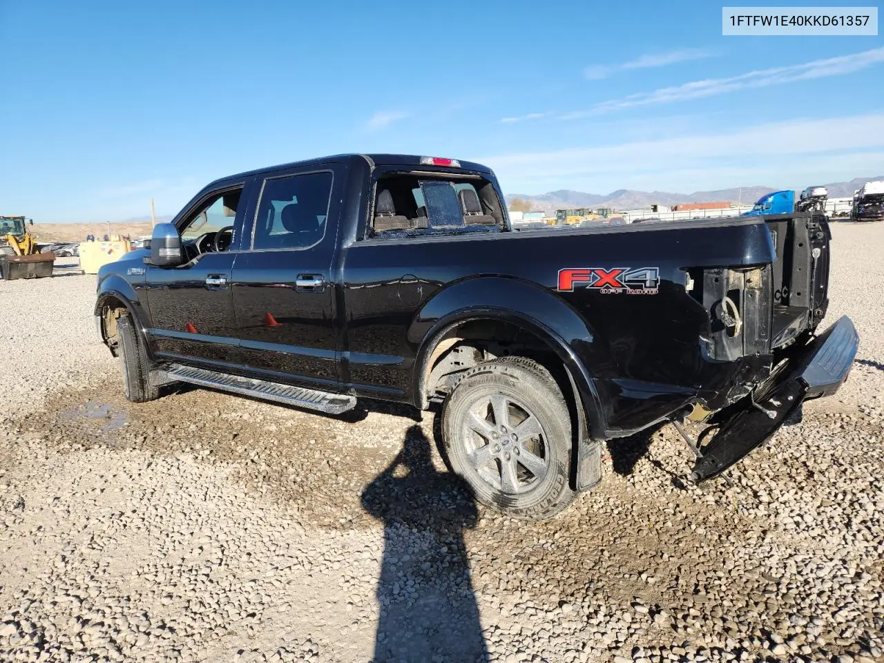 1FTFW1E40KKD61357 2019 Ford F150 Supercrew