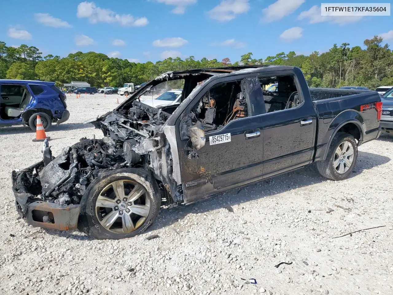 1FTFW1E17KFA35604 2019 Ford F150 Supercrew