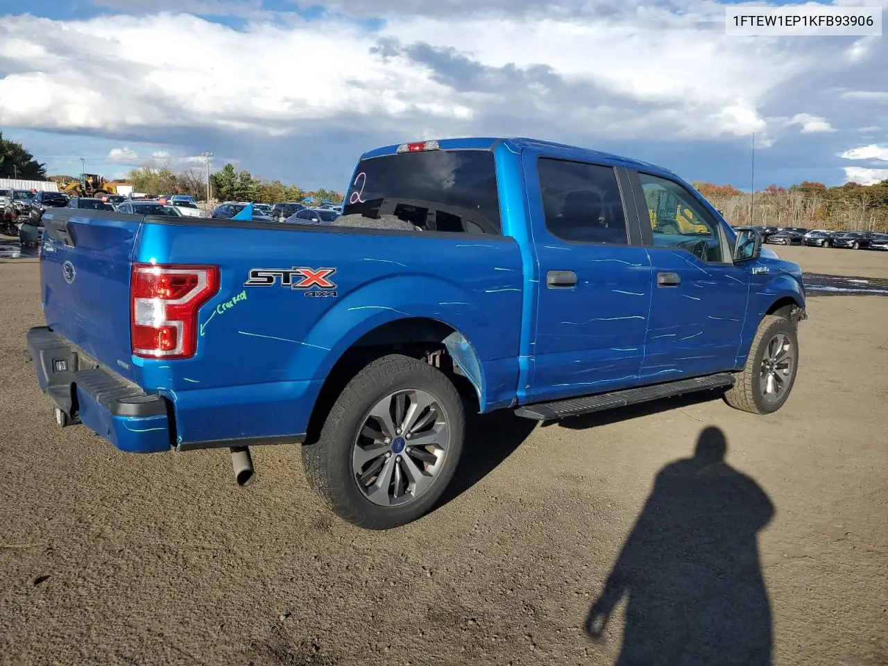 1FTEW1EP1KFB93906 2019 Ford F150 Supercrew