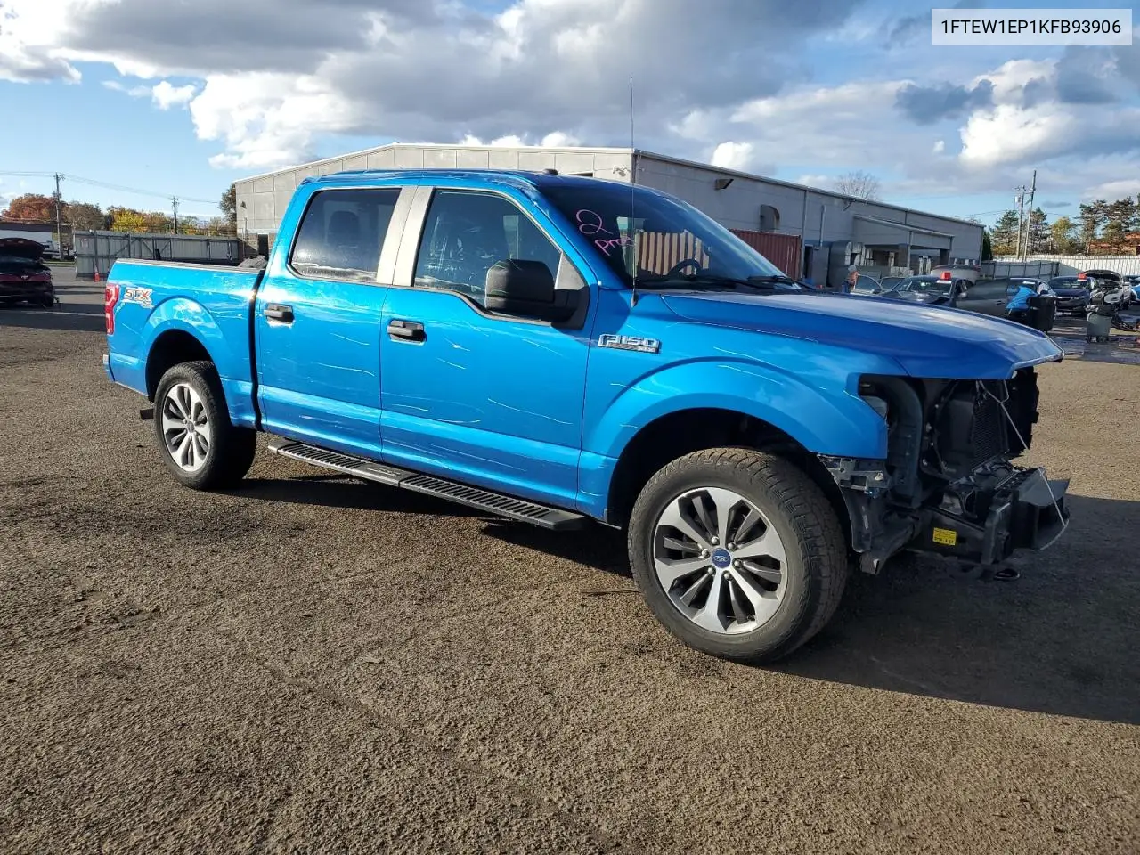 1FTEW1EP1KFB93906 2019 Ford F150 Supercrew