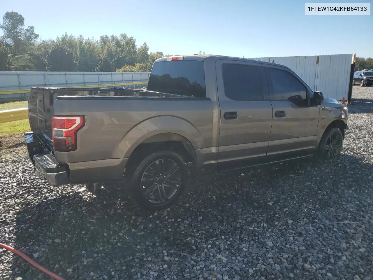 1FTEW1C42KFB64133 2019 Ford F150 Supercrew