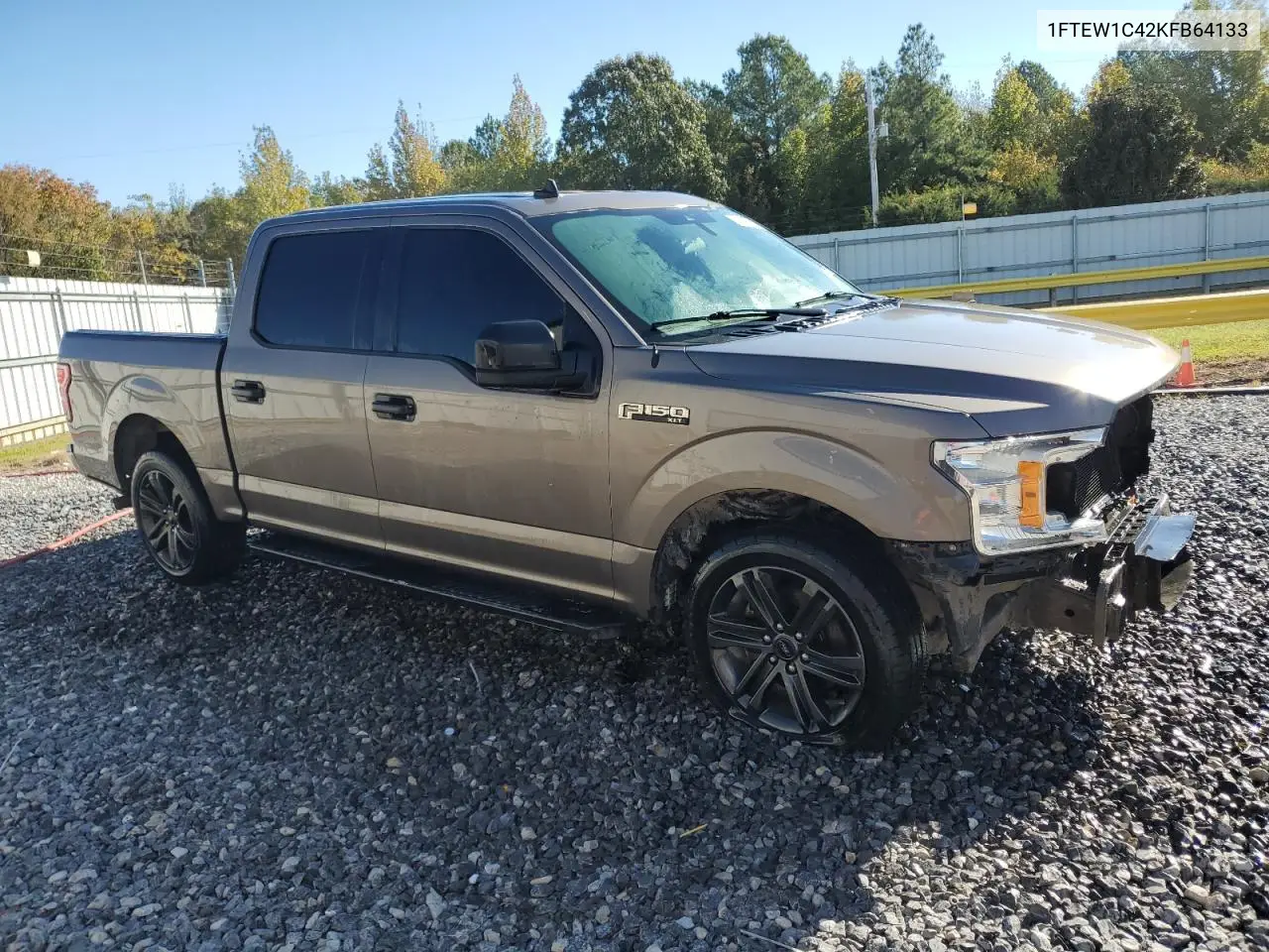 1FTEW1C42KFB64133 2019 Ford F150 Supercrew