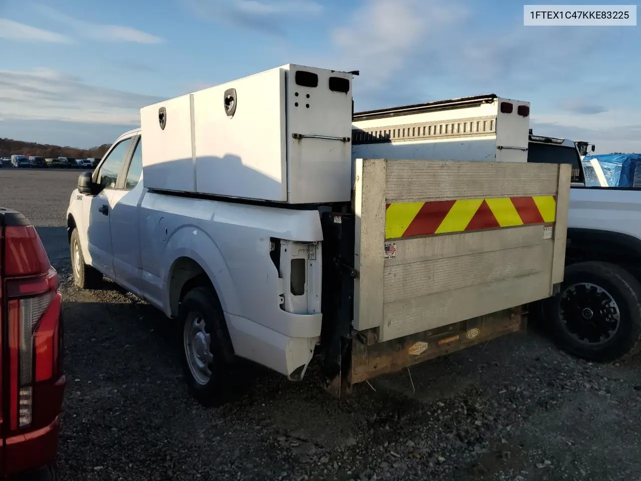 1FTEX1C47KKE83225 2019 Ford F150 Super Cab