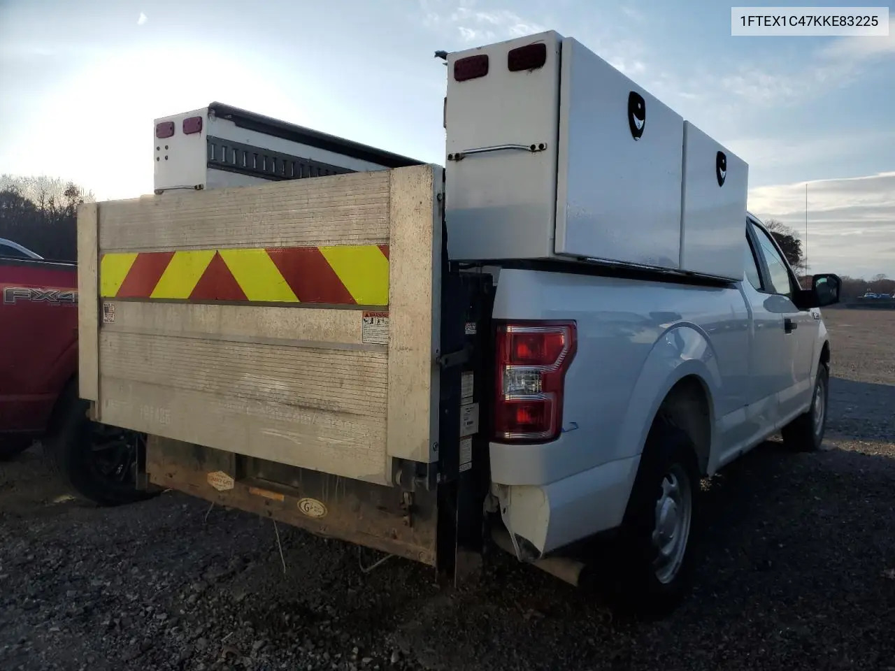 1FTEX1C47KKE83225 2019 Ford F150 Super Cab