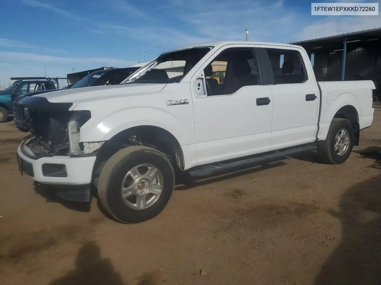 1FTEW1EPXKKD72260 2019 Ford F150 Supercrew
