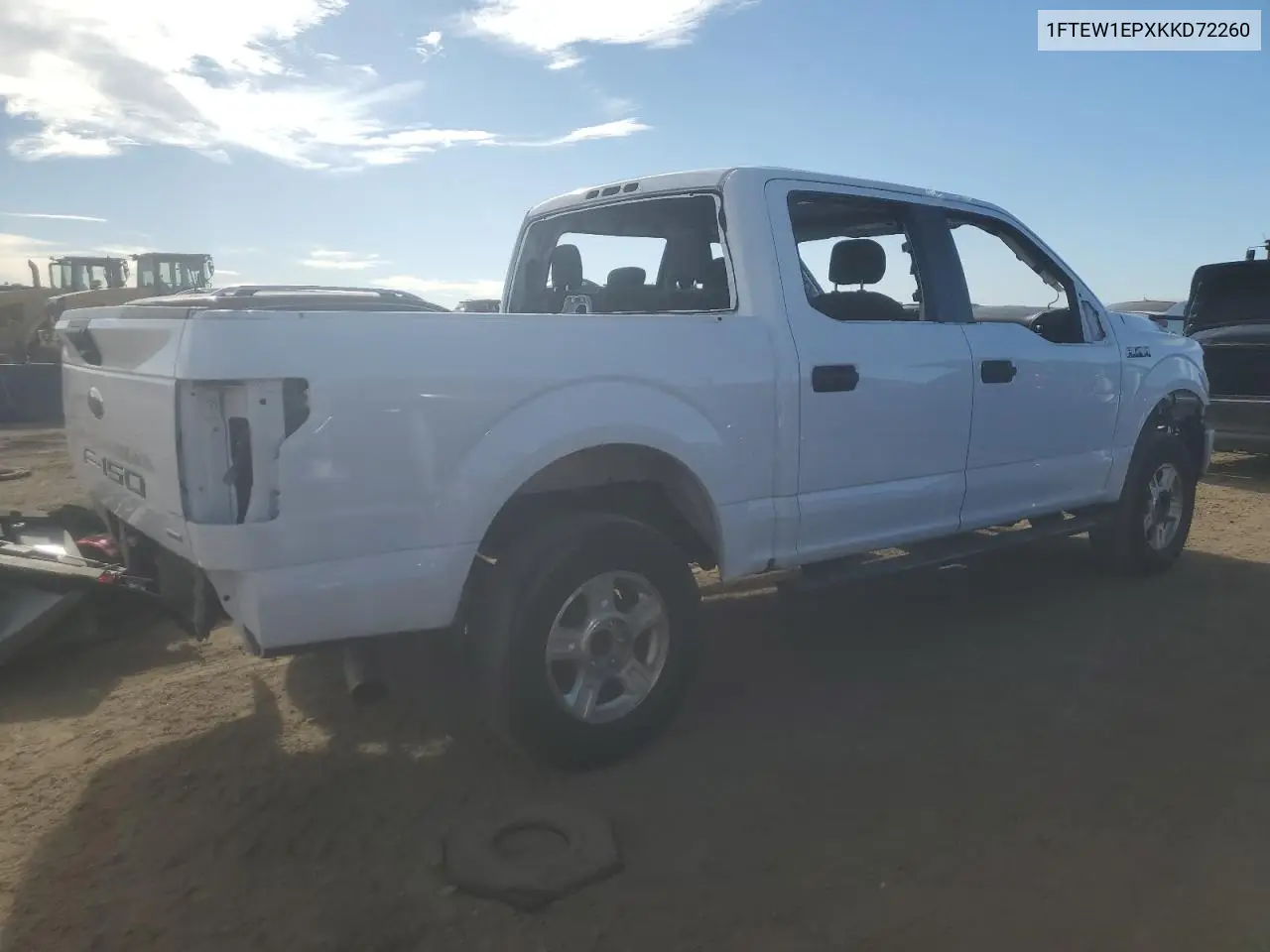 1FTEW1EPXKKD72260 2019 Ford F150 Supercrew