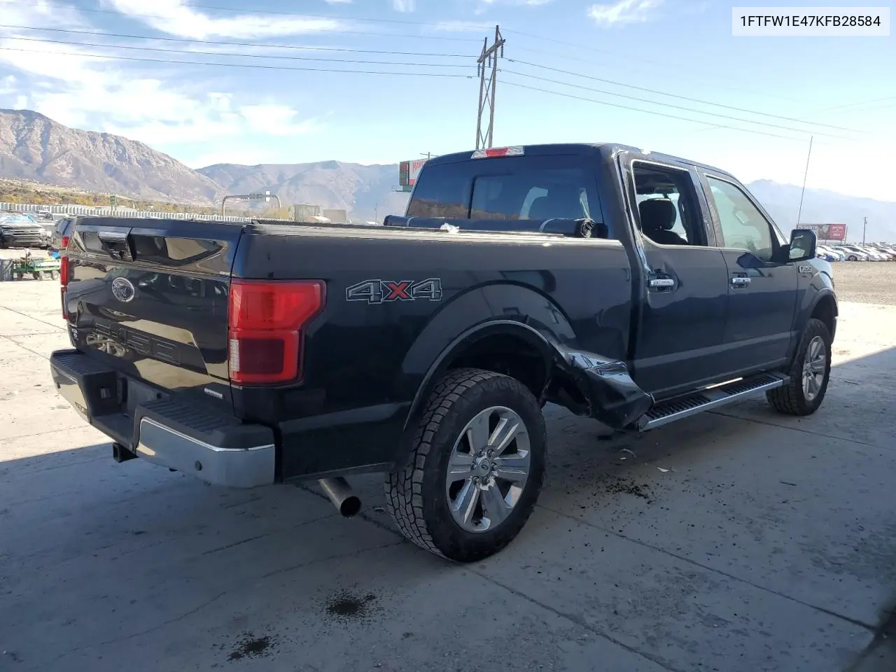 1FTFW1E47KFB28584 2019 Ford F150 Supercrew