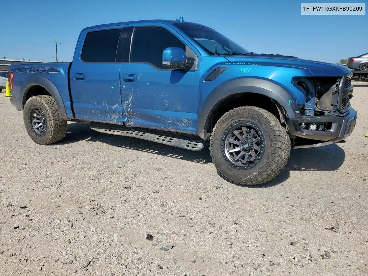 1FTFW1RGXKFB90209 2019 Ford F150 Raptor