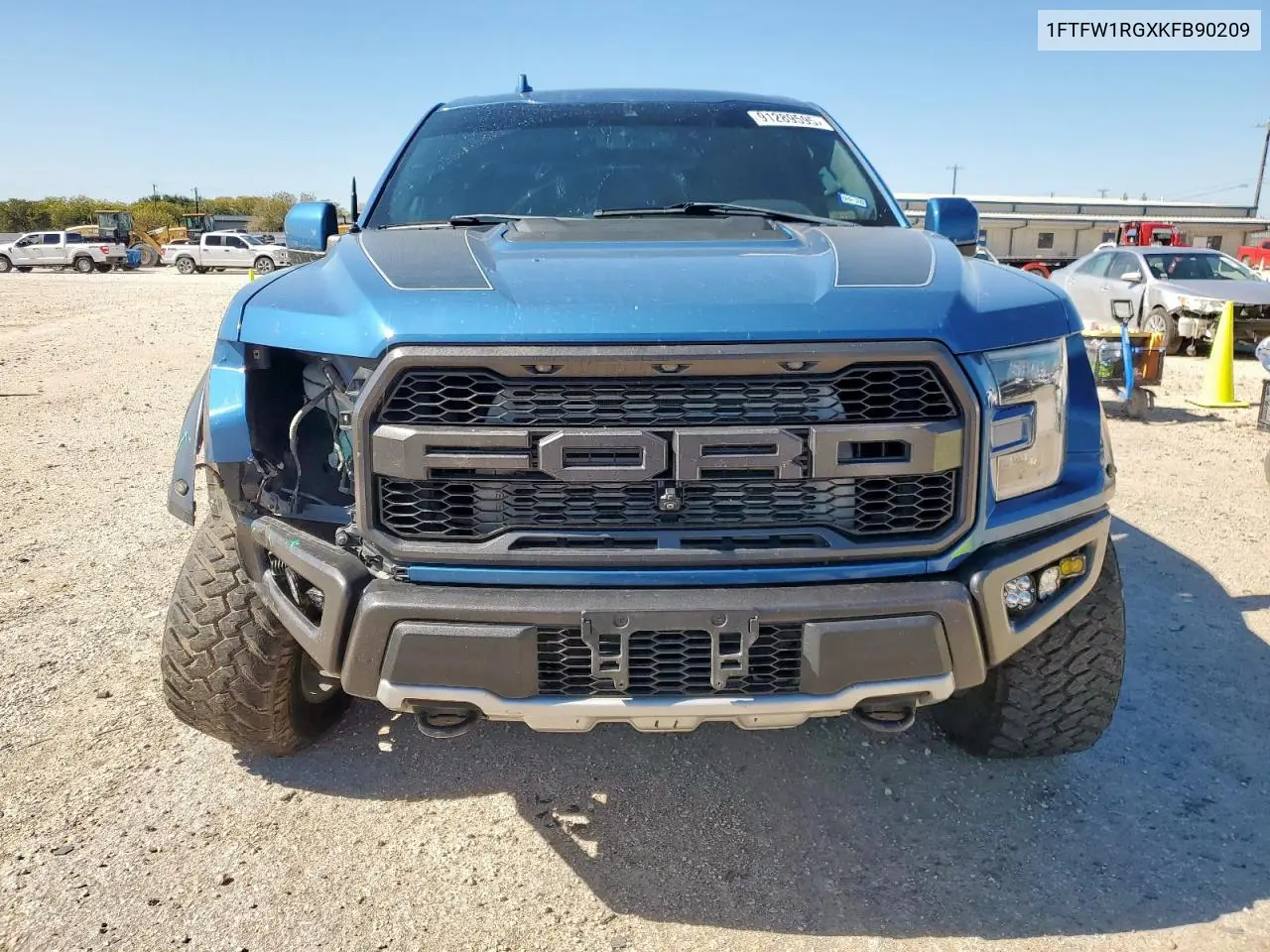 1FTFW1RGXKFB90209 2019 Ford F150 Raptor