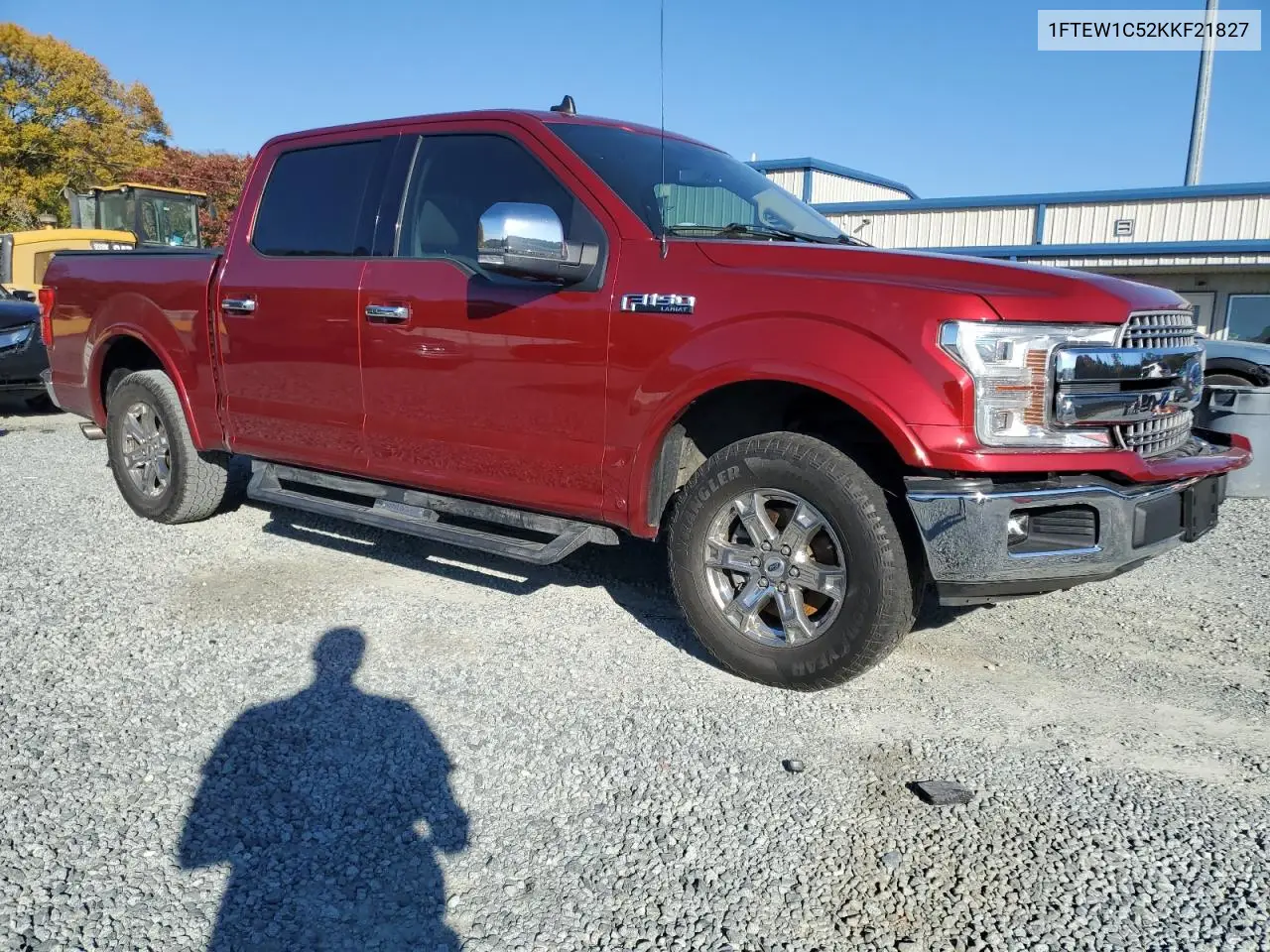1FTEW1C52KKF21827 2019 Ford F150 Supercrew