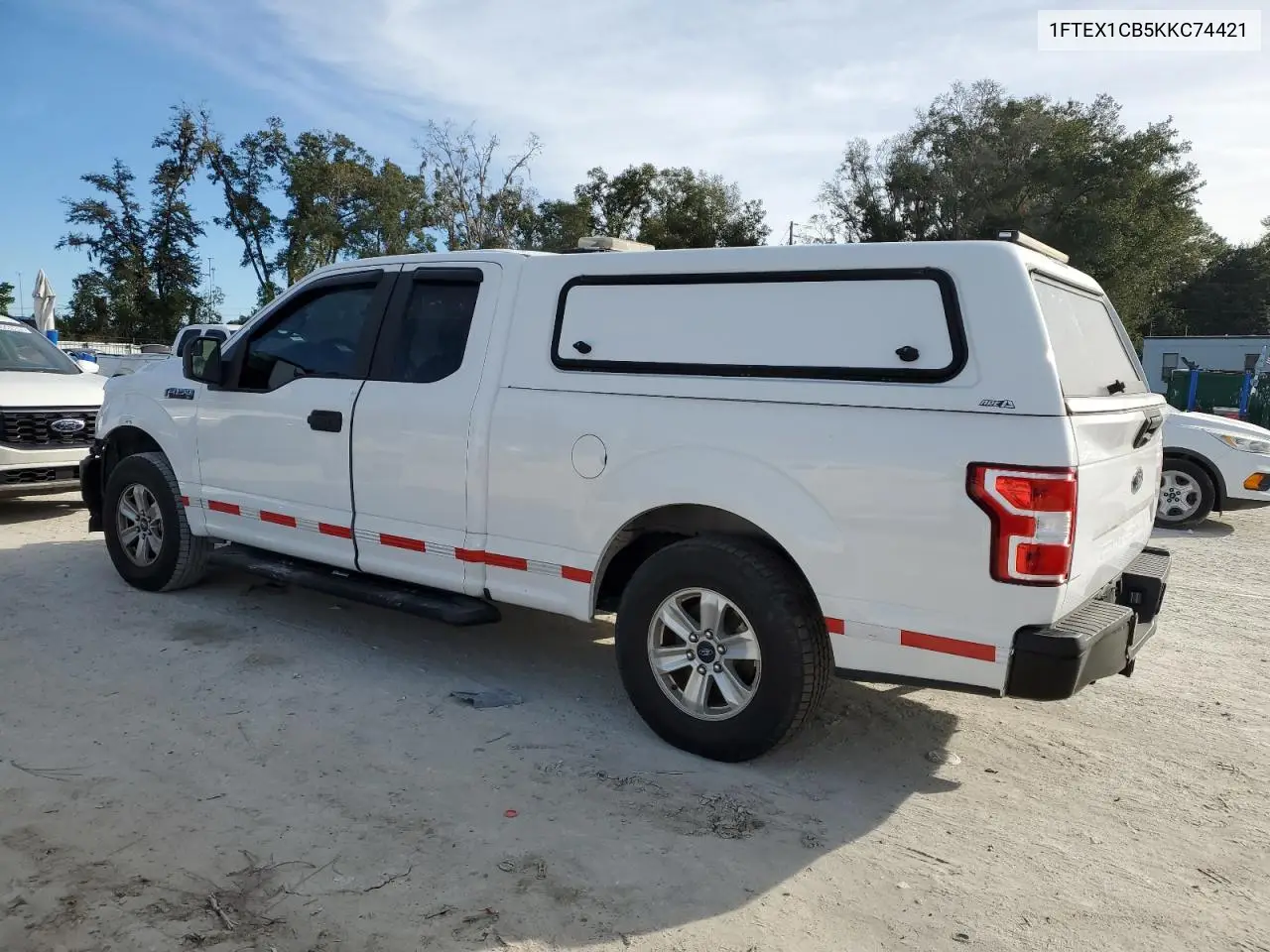 1FTEX1CB5KKC74421 2019 Ford F150 Super Cab