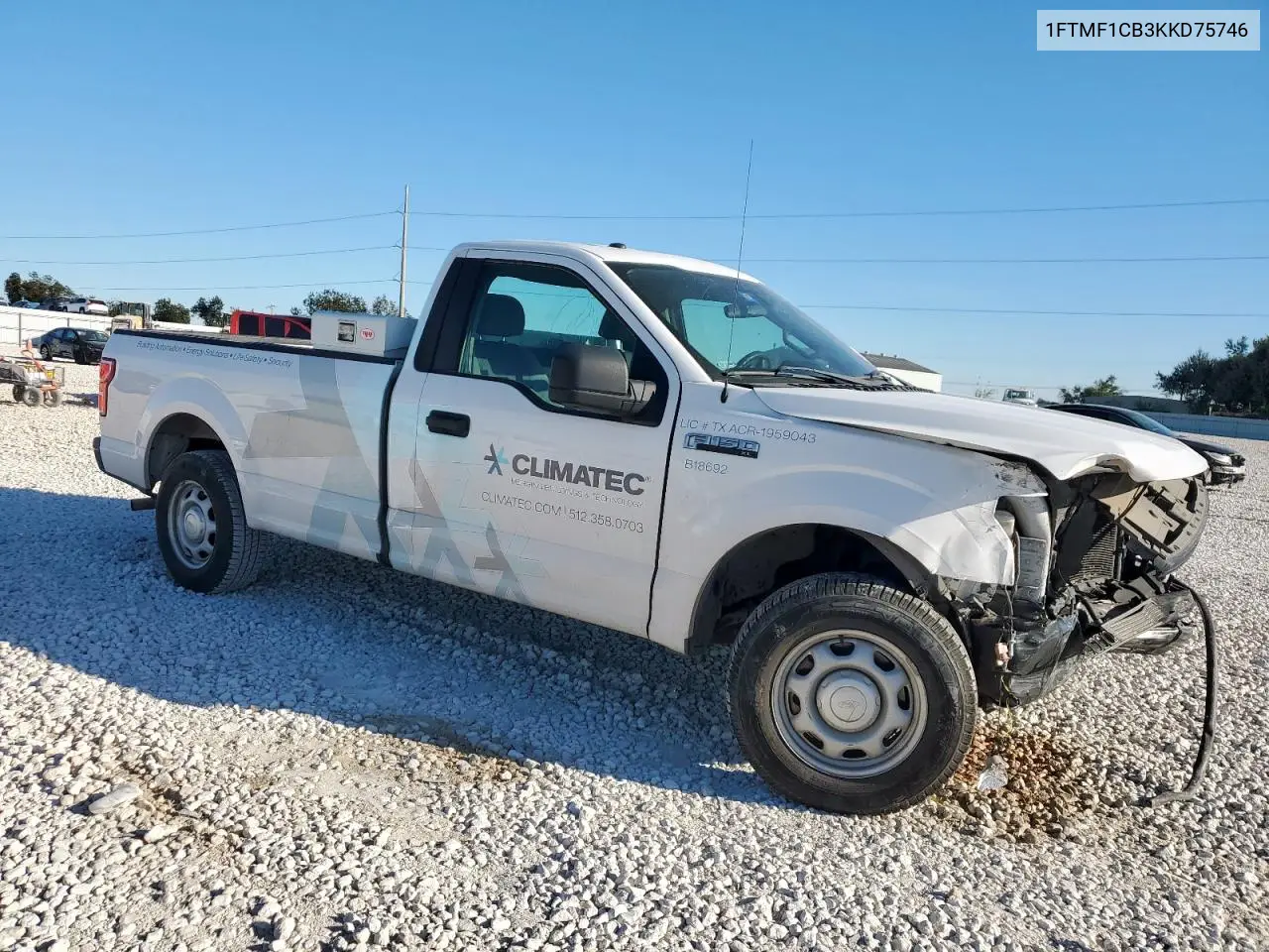 1FTMF1CB3KKD75746 2019 Ford F150