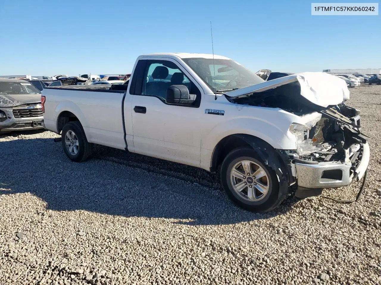 1FTMF1C57KKD60242 2019 Ford F150