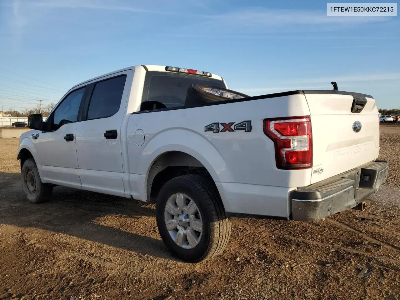 1FTEW1E50KKC72215 2019 Ford F150 Supercrew