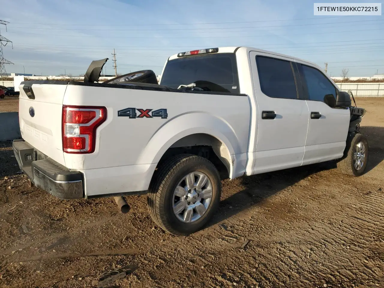 1FTEW1E50KKC72215 2019 Ford F150 Supercrew