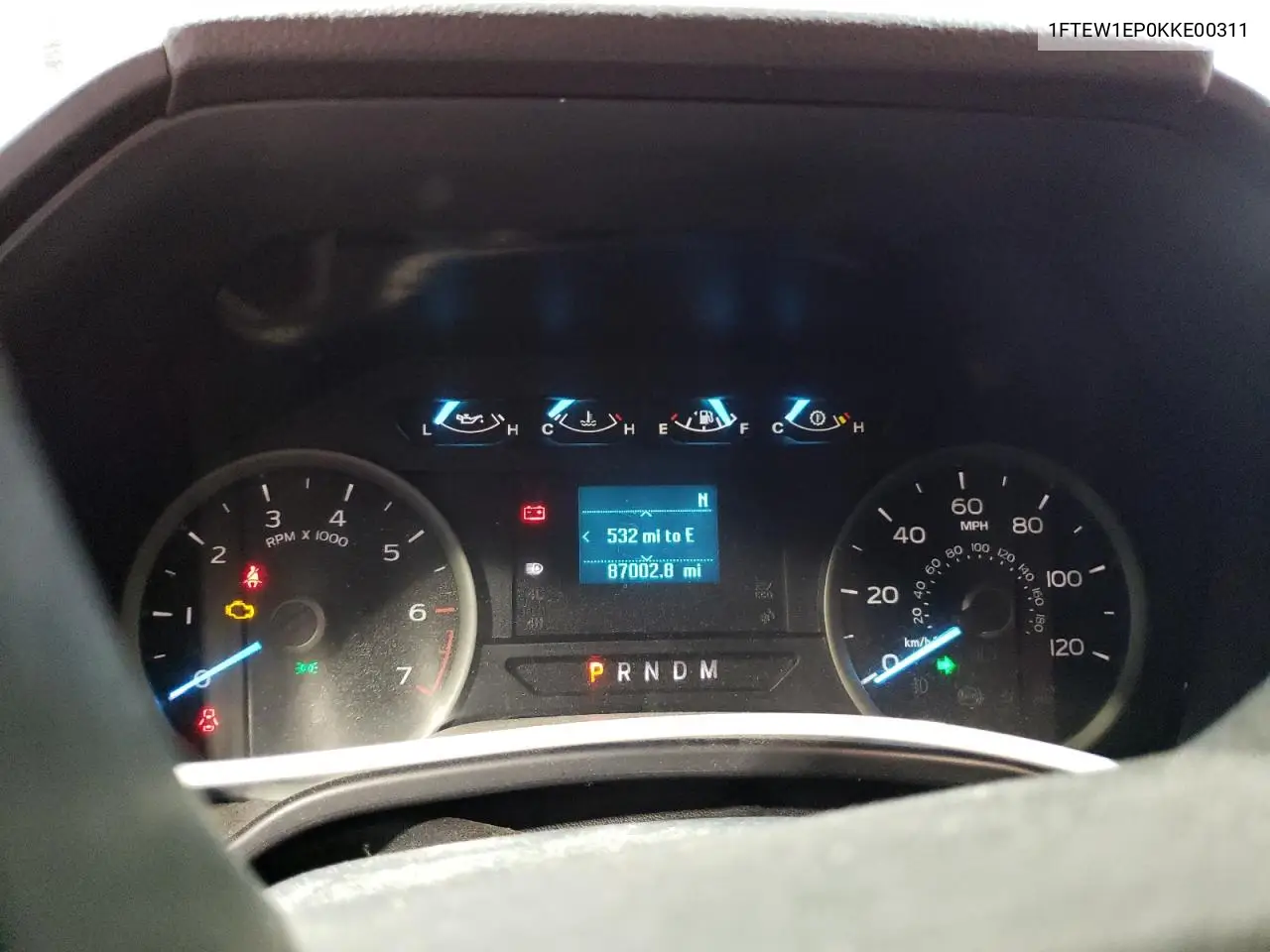1FTEW1EP0KKE00311 2019 Ford F150 Supercrew