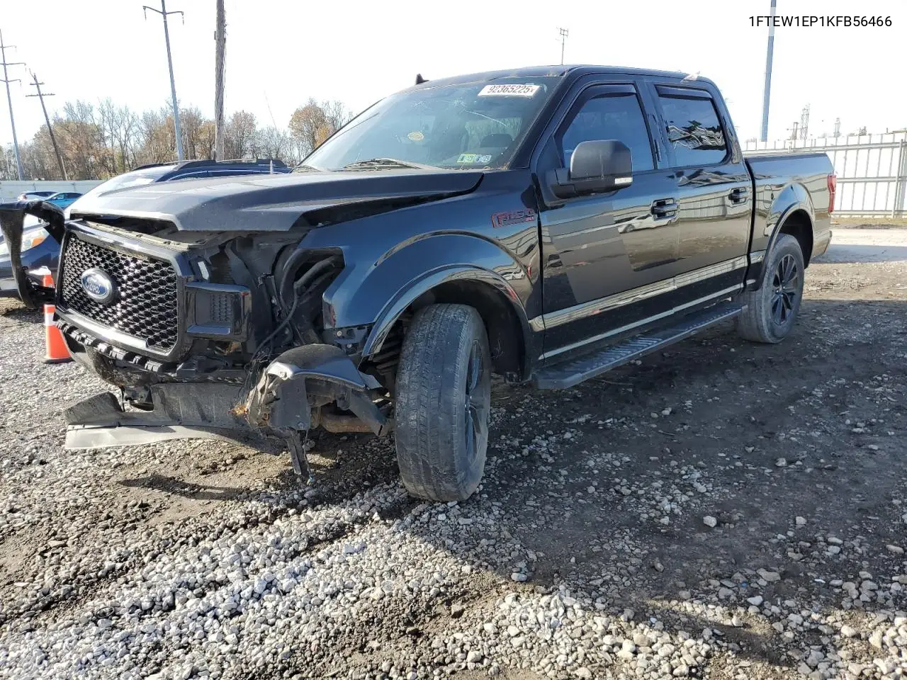 1FTEW1EP1KFB56466 2019 Ford F150 Supercrew