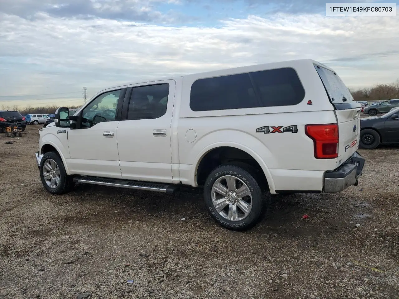 1FTEW1E49KFC80703 2019 Ford F150 Supercrew
