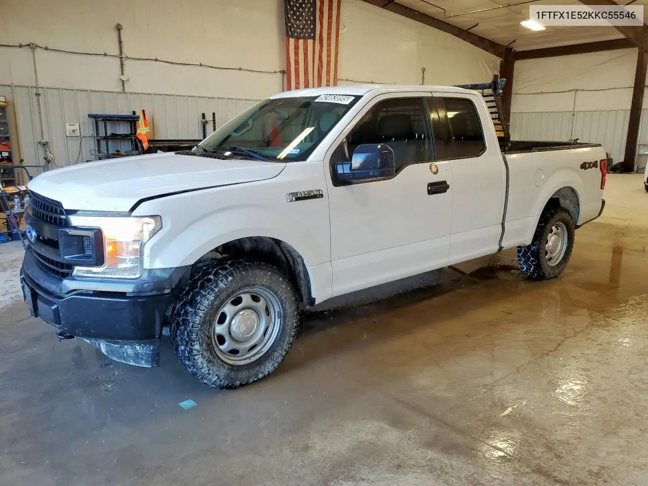 1FTFX1E52KKC55546 2019 Ford F150 Super Cab