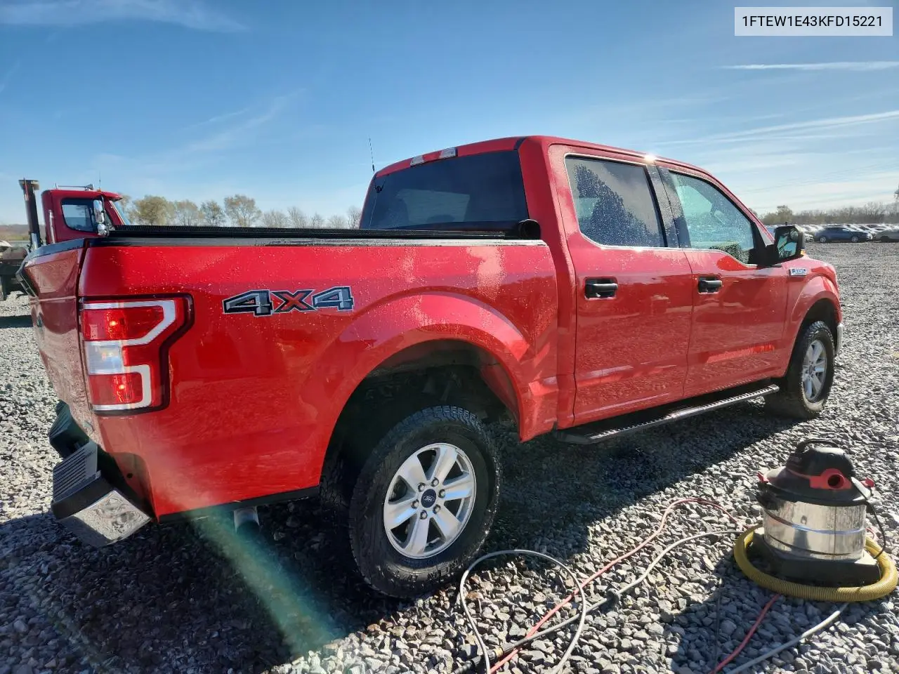 1FTEW1E43KFD15221 2019 Ford F150 Supercrew