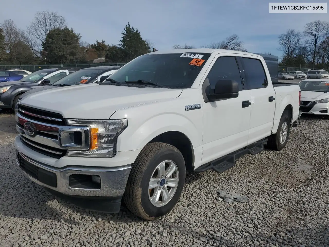 1FTEW1CB2KFC15595 2019 Ford F150 Supercrew