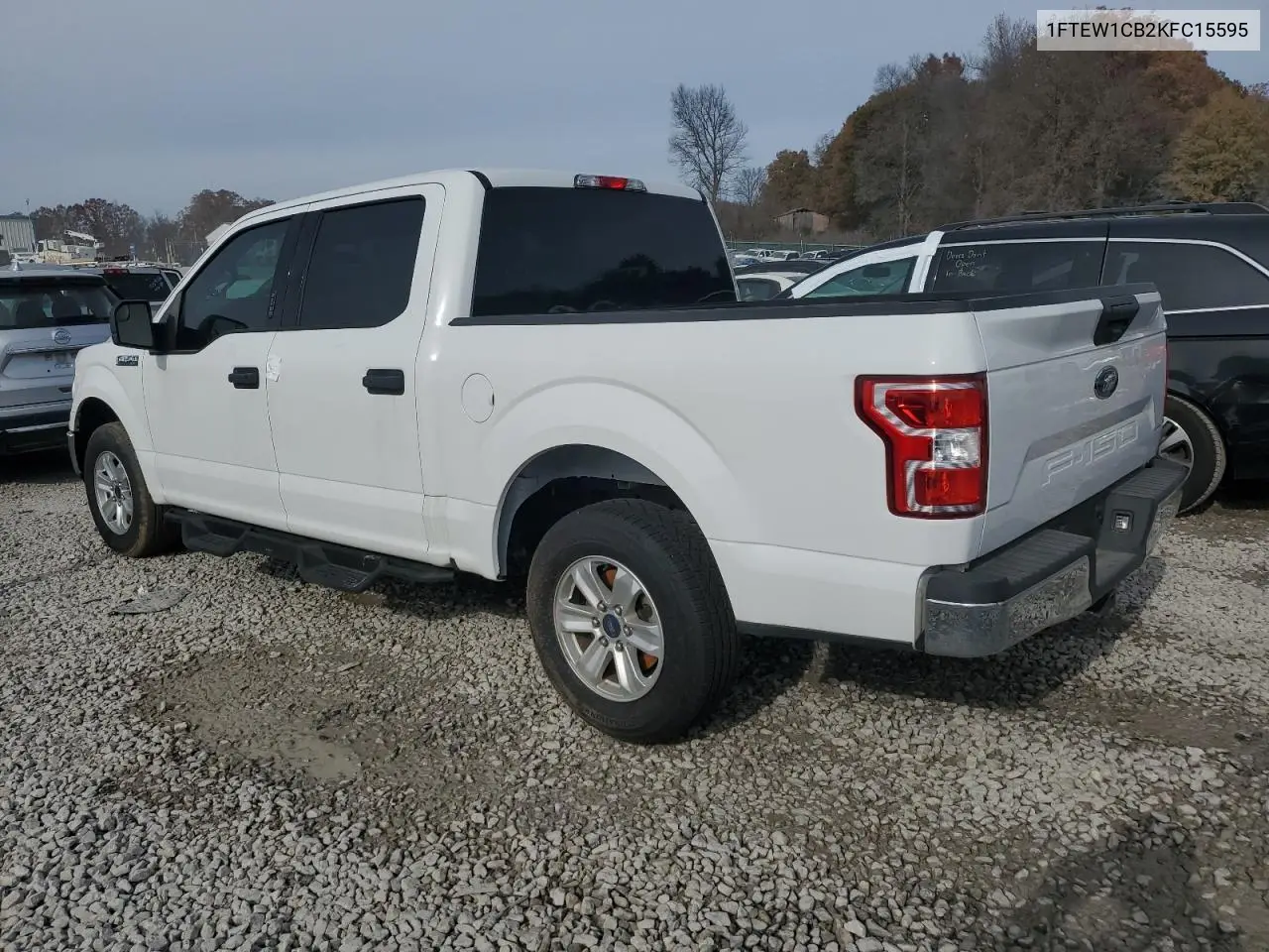 1FTEW1CB2KFC15595 2019 Ford F150 Supercrew