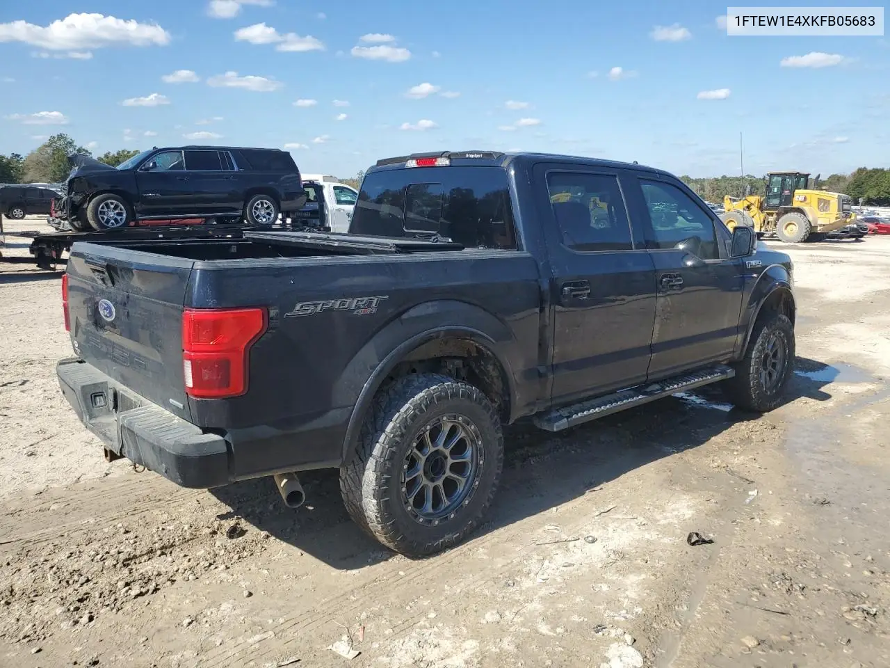 1FTEW1E4XKFB05683 2019 Ford F150 Supercrew