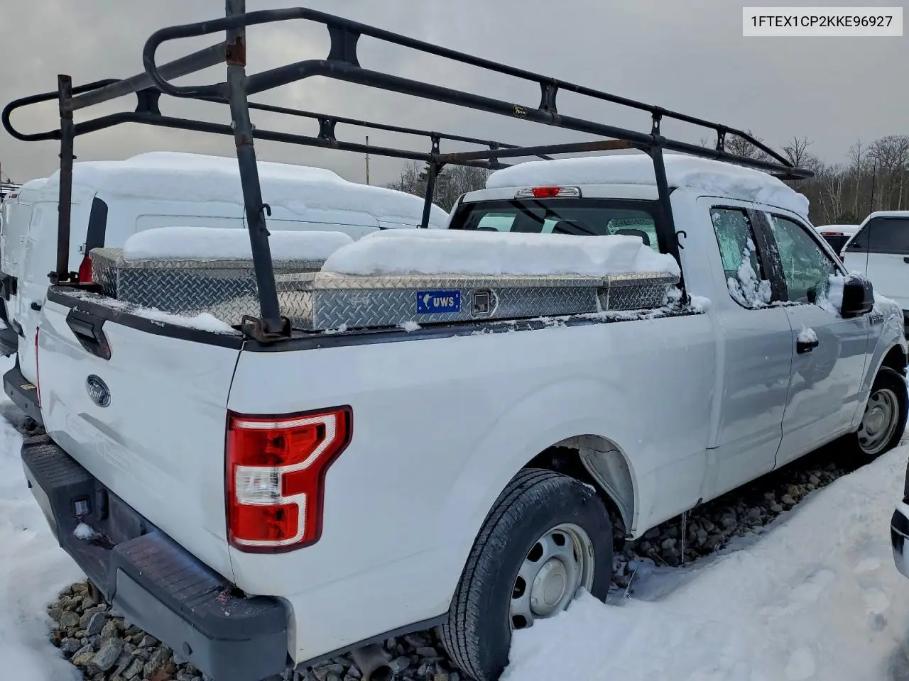 1FTEX1CP2KKE96927 2019 Ford F150 Super Cab
